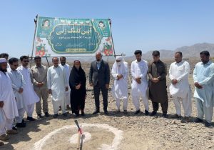 کلنگ ساخت مدرسه شبانه‌روزی در فنوج