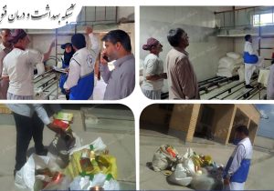 توقیف ۱۶۳ کیلوگرم مواد غذایی فاسد در گشت مشترک فنوج