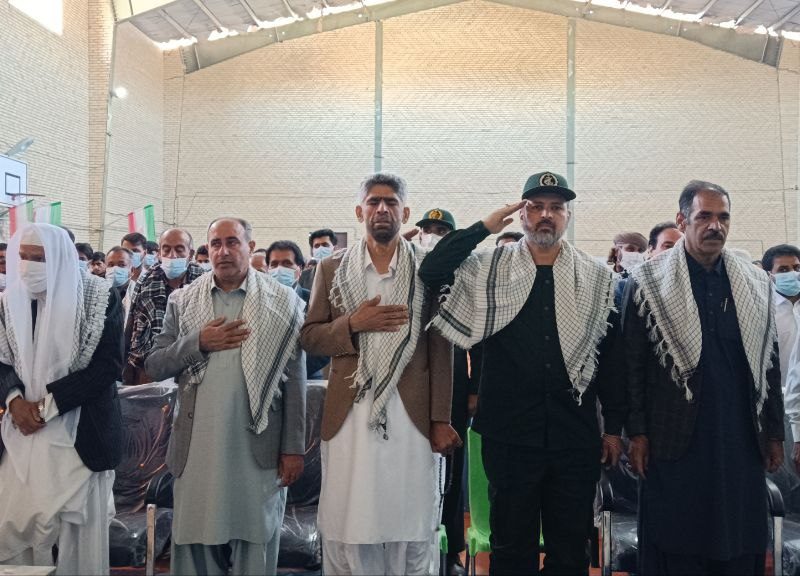 خروش گسترده بسیجیان فنوج، جلوه‌ای باشکوه از اقتدار مردمی