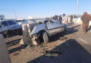 دو کشته بر اثر حادثه رانندگی در ایرانشهر