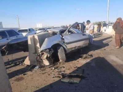 دو کشته بر اثر حادثه رانندگی در ایرانشهر