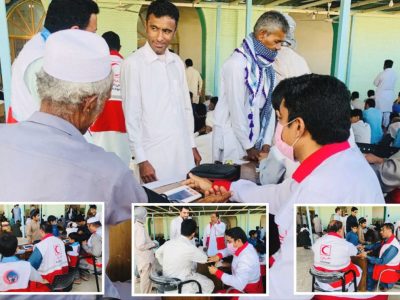 میزهای خدمت در نماز جمعه برپا شد