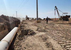 اتصال ۵ مجتمع روستایی دلگان به شبکه آب