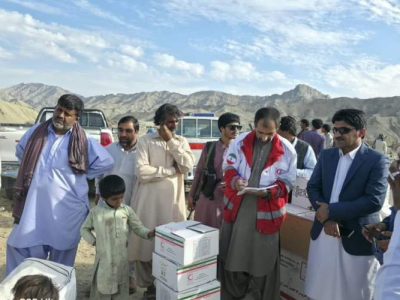 امدادرسانی فوری هلالاحمر به حادثهدیدگان بگان