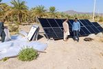 نصب نخستین پنل خورشیدی در شهرستان فنوج