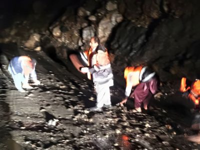 امدادرسانی و ریزش‌برداری در محورهای فنوج