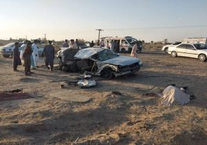 تصادف ایرانشهر-بمپور ۱۱ مصدوم و ۳ کشته داشت