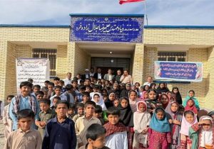 افتتاح مدرسه ۶ کلاسه در شهرستان سرباز