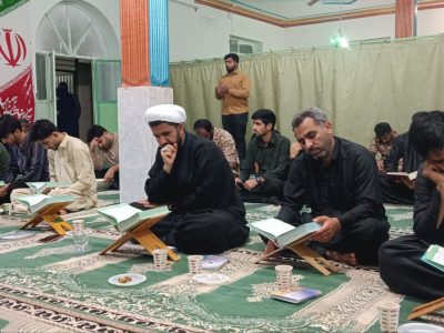 دعا و یاد رهبر شهید در اولین شب قدر