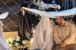 پیوند عاشقانه زیر سایه پرچم رضوی