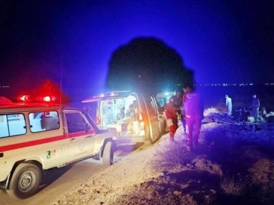 تصادف اتباع بیگانه غیرمجاز در محور سراوان ۳ کشته و ۲۴ مجروح برجا گذاشت