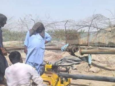تأمین آب ۱۴۰۰ روستانشین بمپور