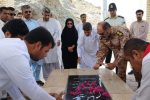 تجدید میثاق مسئولان فنوج با شهید گمنام