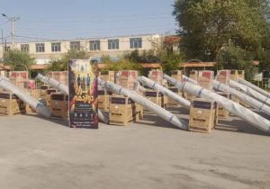 توزیع ۱۵۰ بسته معیشتی در سیستان‌وبلوچستان